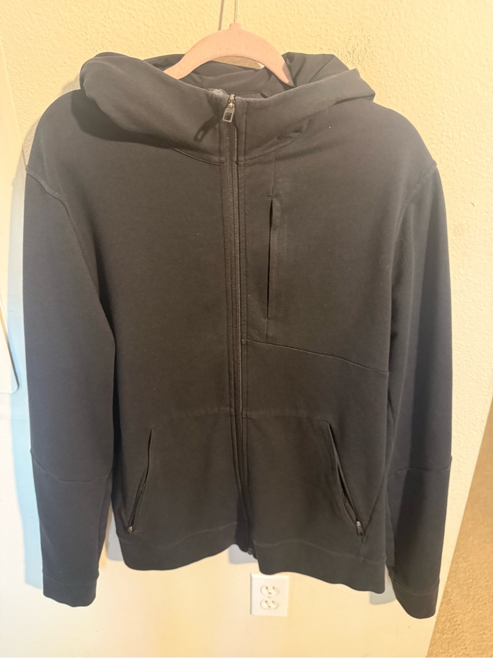 Lululemon Men’s Black Full Zip Hoodie Jacket Size Large L